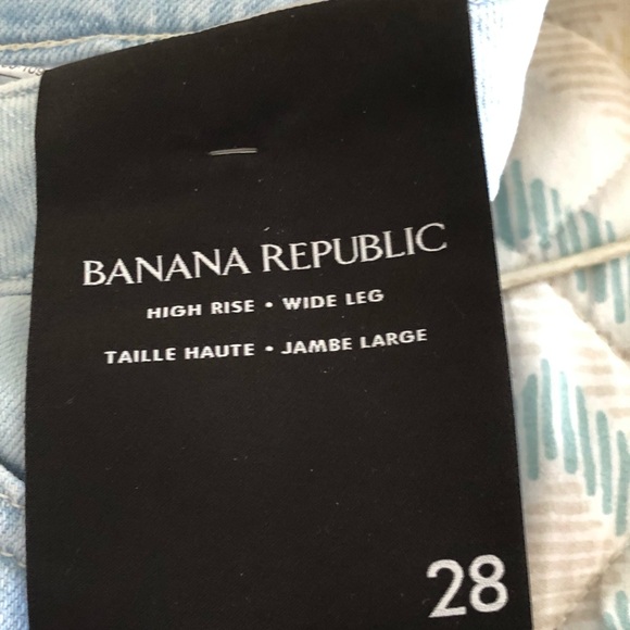 NWT Banana Republic Wide Leg Trouser Jeans - Picture 11 of 11